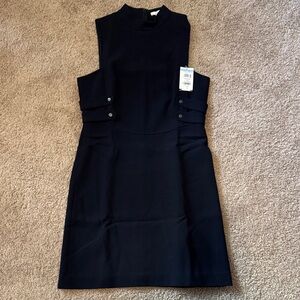 Lewit Black Sleeveless Mini Dress